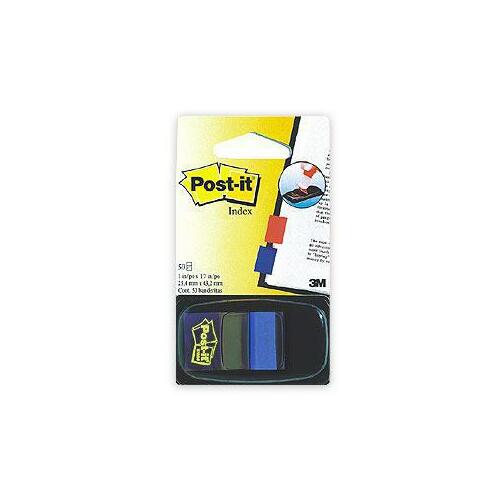 *Indeksi 3M Post-it 680-2 zili 25x43mm/50l