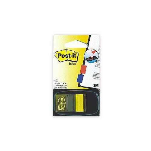 *Indeksi 3M Post-it 680-5 dzelteni 25x43mm/50l