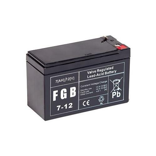 BATTERY 12V 7AH VRLA/FGB7-12 EMU |