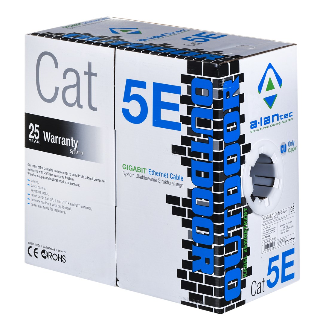 ALANTEC A-LAN KIU5OUTS305 networking cable Black