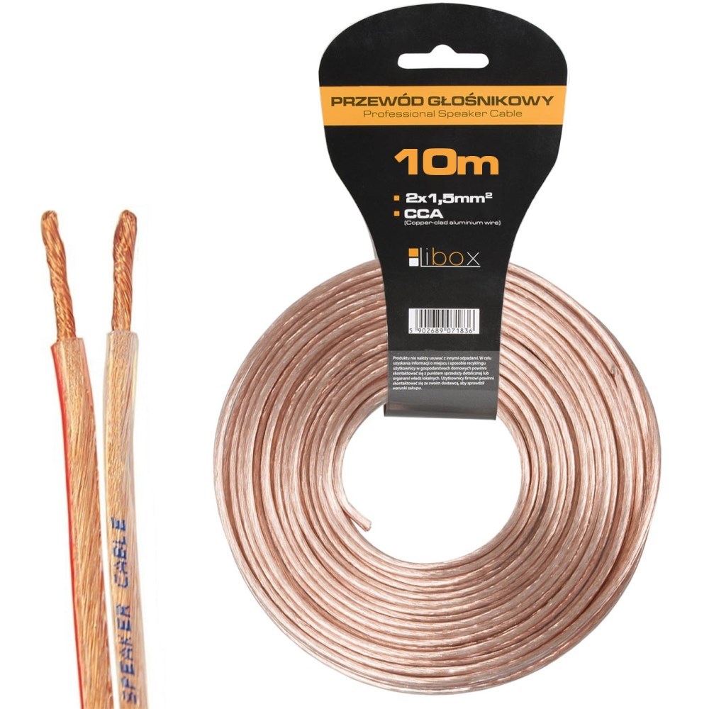 Libox Kabel głośnikowy 2x1,50mm LB0008-10