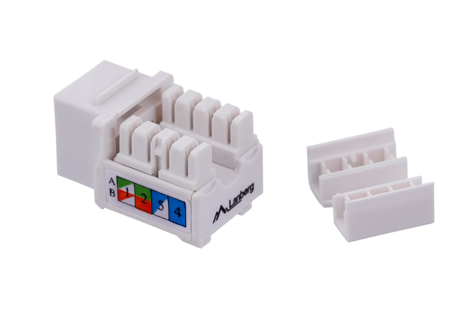 LANBERG RJ45 module; Keystone; RJ45 socket