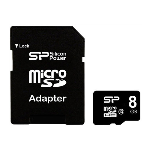 SILICON POWER SiliconPower 8GB MicroSDHC +