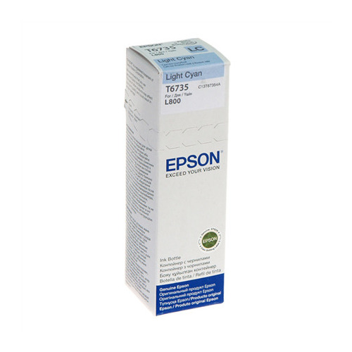 EPSON 4LB T6735 LIGHT CYAN INK