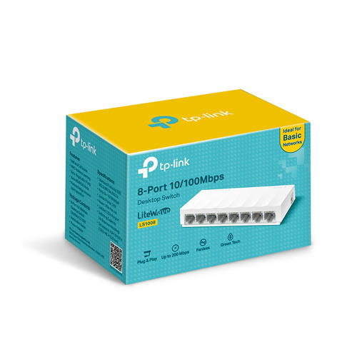 TP-LINK TECHNOLOGIES TP-Link LS1008 8 portu