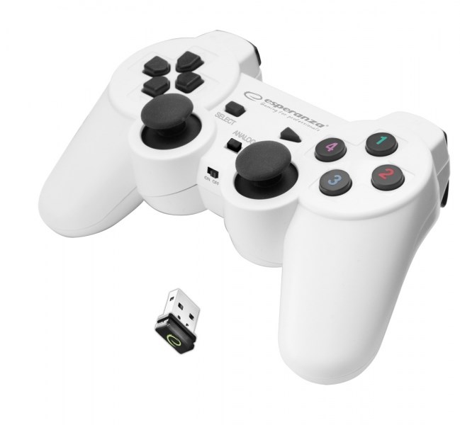 Esperanza EGG108W Gaming Controller Black, White