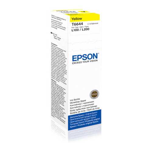 EPSON 1LB T6644 YELLOW INK BOTTLE