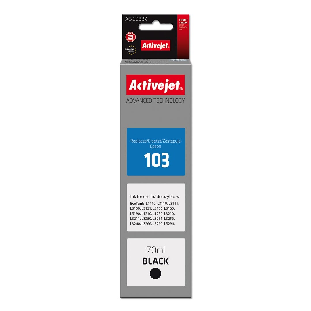 Activejet AE-103Bk ink (replacement Epson 103