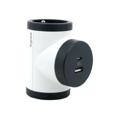 LEGRAND Rozg obrot 2xP+Z +USB AC-B/C