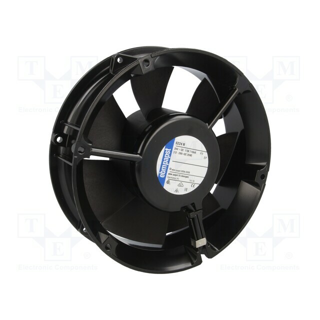 EBM-PAPST Fan: DC; Ø172x51mm; axial; 24VDC