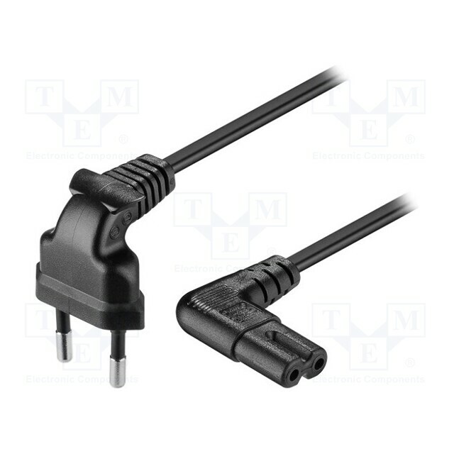 GOOBAY Cable; H03VVH2-F; 2x0.75mm2; PVC