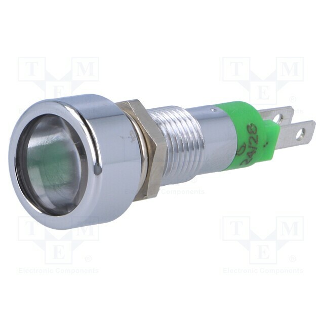 SIGNAL-CONSTRUCT Indicator: LED; flat; green; 24÷28VDC