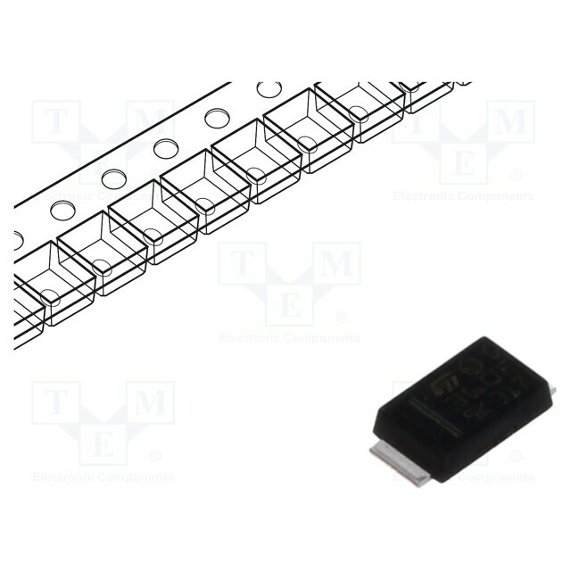 STMICROELECTRONICS Diode: Schottky rectifying; SOD128; SMD