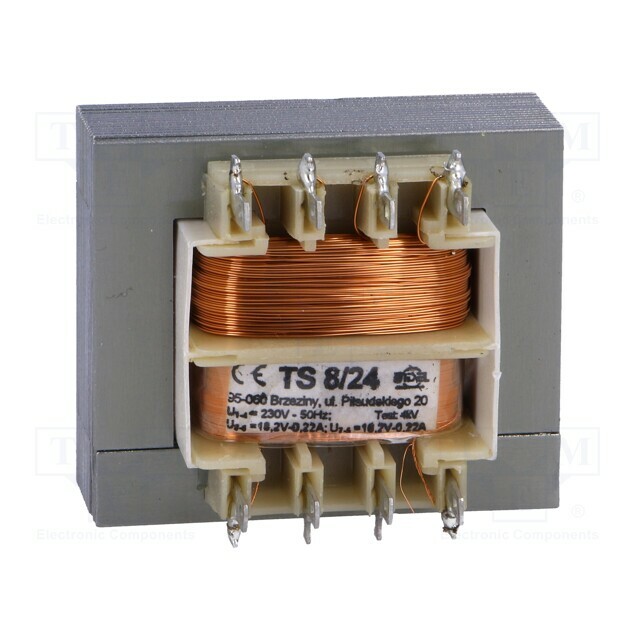 INDEL Transformer: mains; 8VA; 230VAC; 18