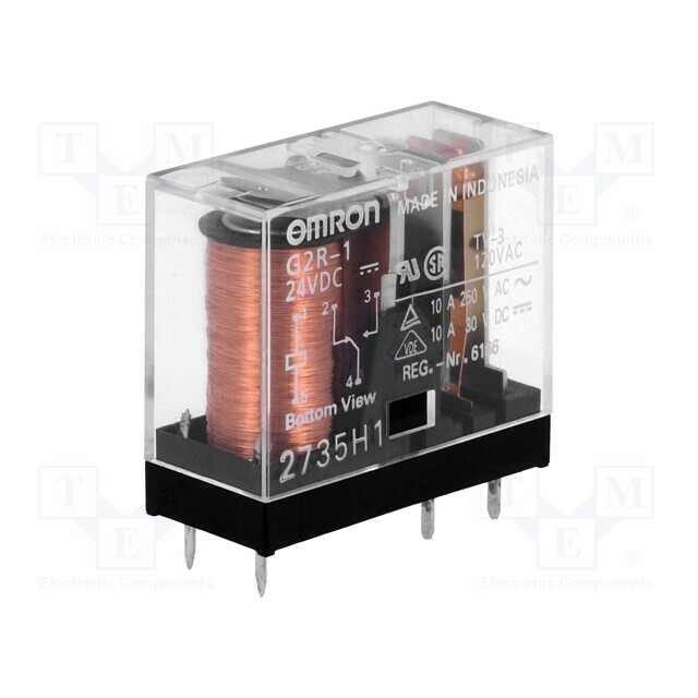 OMRON Electronic Components Relay: electromagnetic; Ucoil: