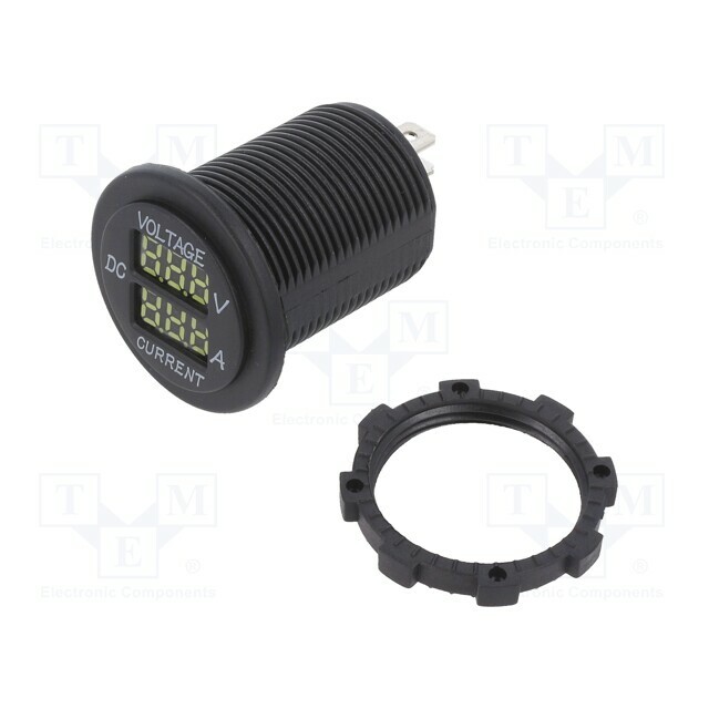 4CARMEDIA Voltmeter; Sup.volt: 5÷30VDC; I