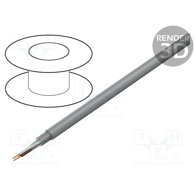 HELU Wire; LiY-CY; TRONIC CY; 3x1