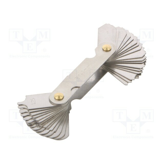 SCALA Radius gauges; Range: 1÷7; 17pcs