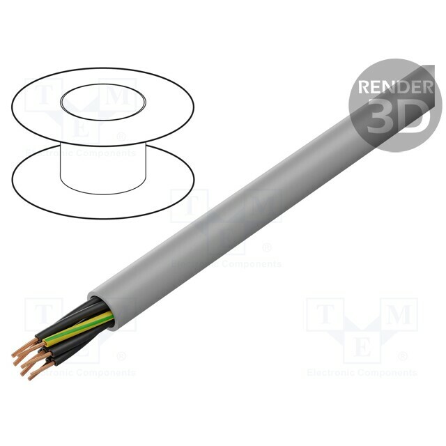 HELU Wire; MEGAFLEX®500; 8G0.5mm2; unshielded