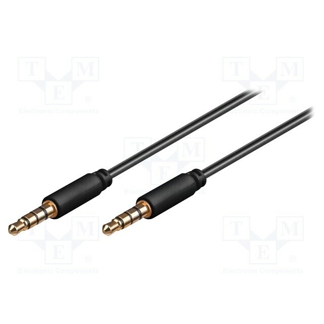 GOOBAY Cable; Jack 3,5mm 4pin