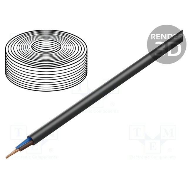 HELU Wire; TITANEX®; H07RN-F; 2x2.5mm2