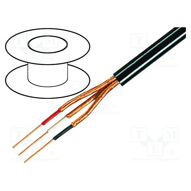 TASKER Wire: microphone cable; 4x0.14mm2