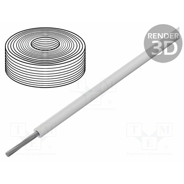 Wire; HELUFLON® FEP-6Y; 1x0.5mm2; stranded