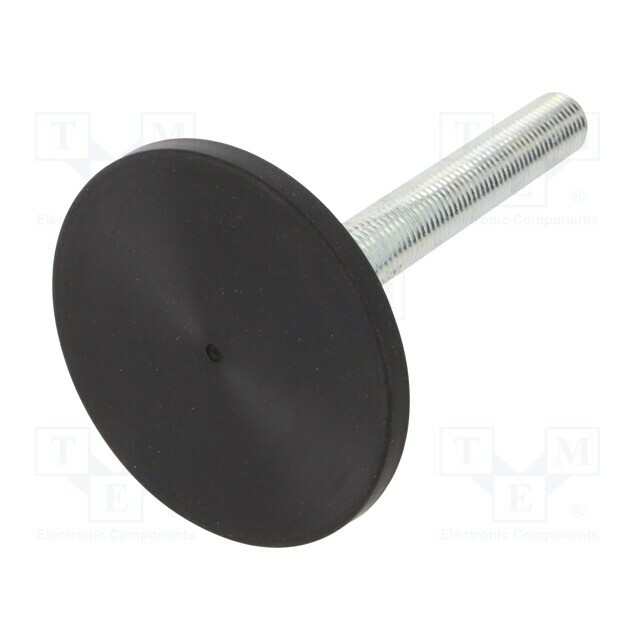ELESA+GANTER Foot; without locknut,with no-slip