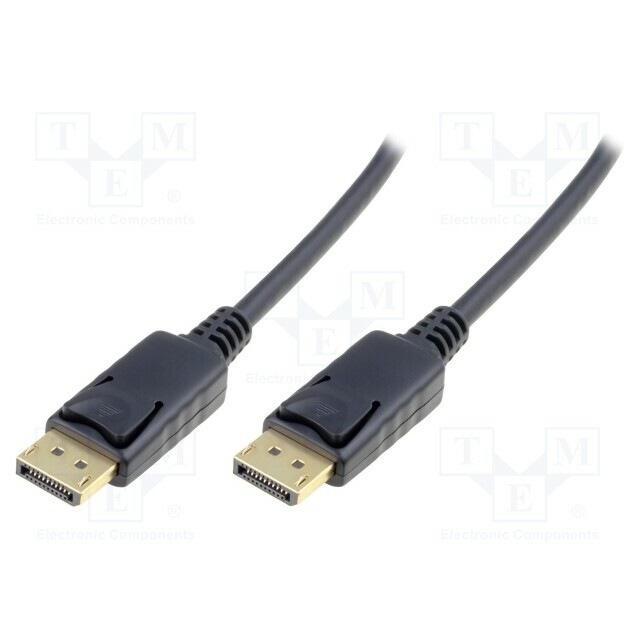 DIGITUS Cable; DisplayPort plug,both sides
