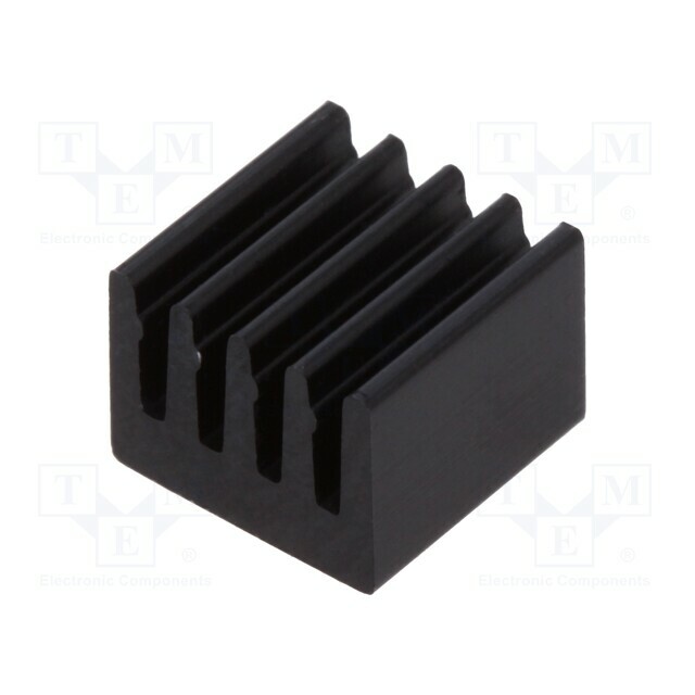 FISCHER ELEKTRONIK Heatsink: extruded; black; L: