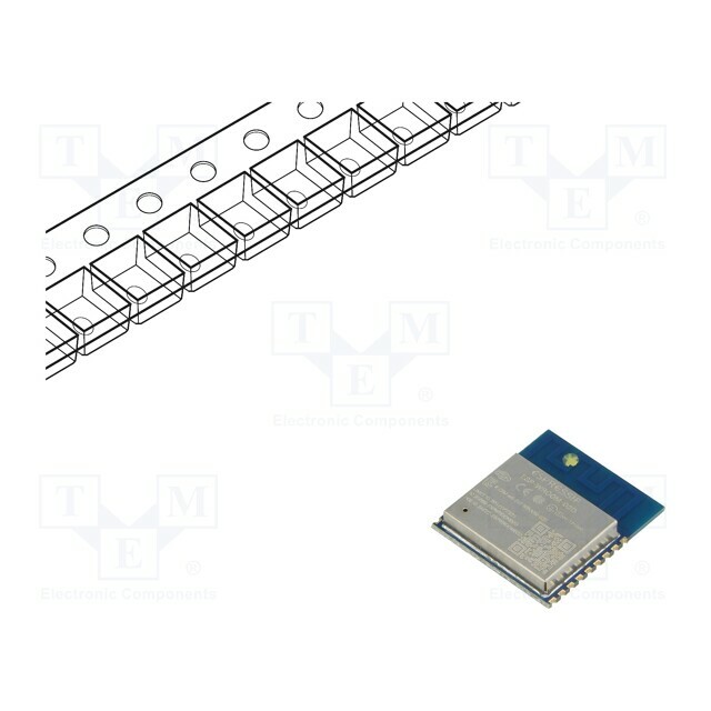 ESPRESSIF Module: WiFi; 20dBm; PCB; FTP