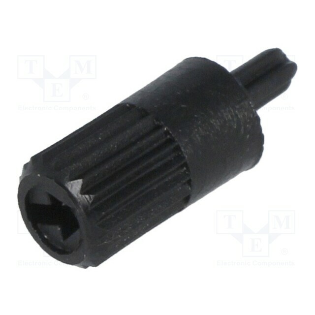 ACP Knob; shaft knob; black; Ø5mm