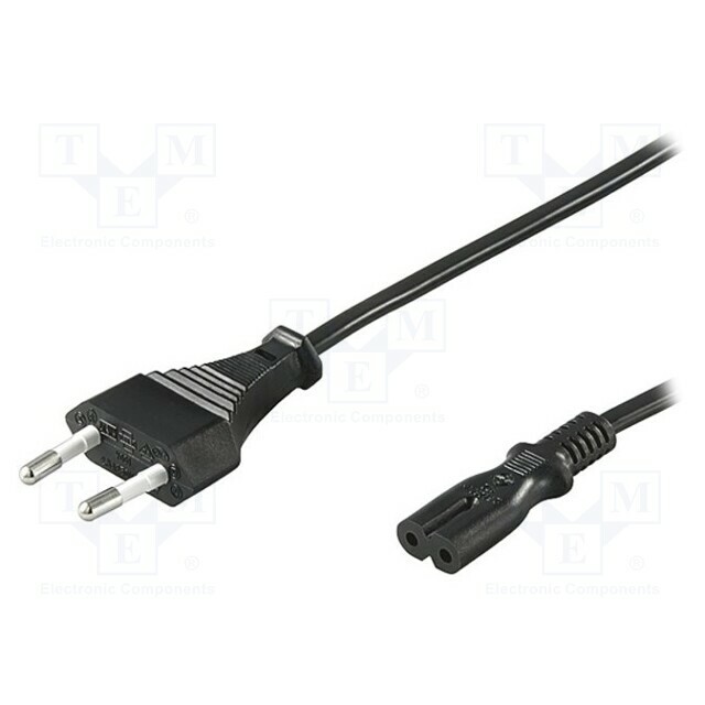 GOOBAY Cable; H03VVH2-F; 2x0.75mm2; CEE