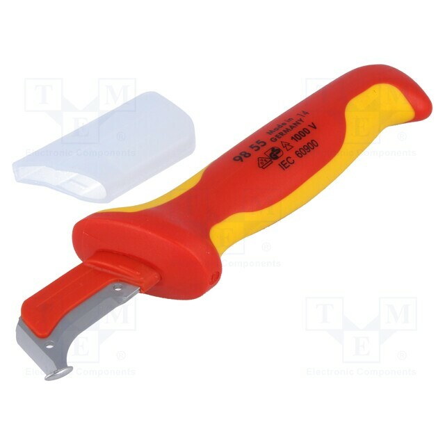 KNIPEX Knife; for electricians; semicircular; Tool