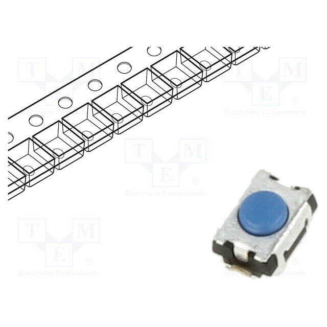 C&K Microswitch TACT; SPST-NO; Pos: 2