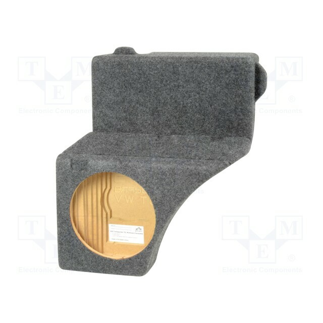 BASSER Car loudspeaker enclosure; MDF; grey