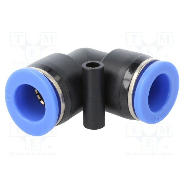 PNEUMAT Push-in fitting; angled; -0.95÷15bar