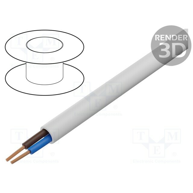 MANEX Wire; H05VV-F,OWY; 2x0.75mm2