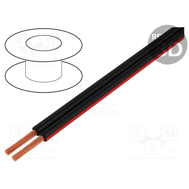 Wire: loudspeaker cable; HELUSOUND®; 2x0.5mm2