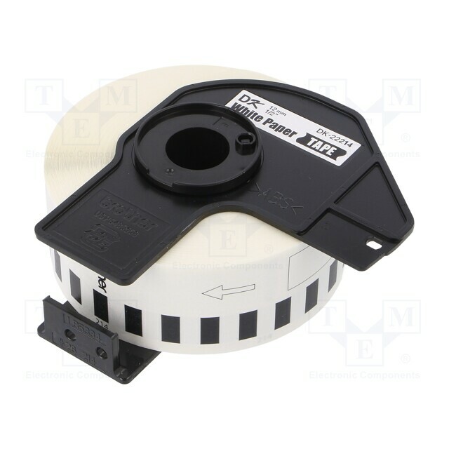 BROTHER Label; 12mm; 30.48m; white