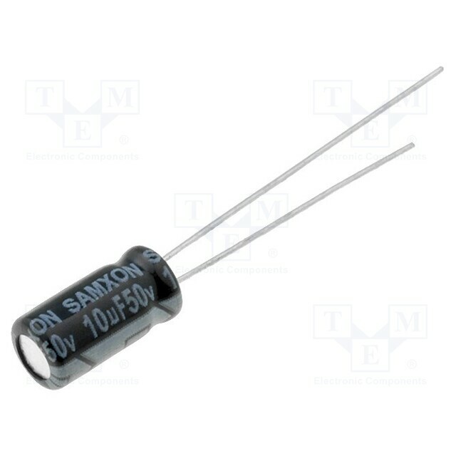 SAMXON Capacitor: electrolytic; THT; 10uF; 50VDC