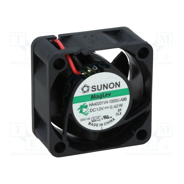 SUNON Fan: DC; 40x40x20mm; axial; 12VDC