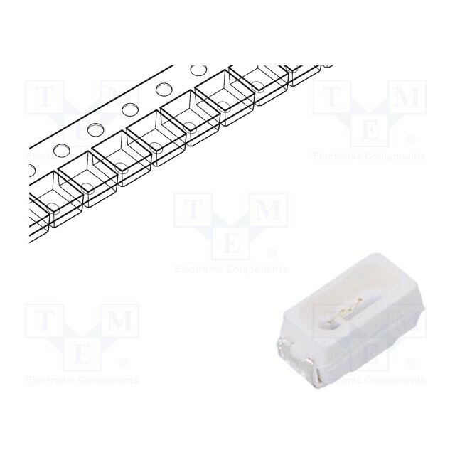 REFOND LED; blue; SMD; PLCC2; 230÷530mcd