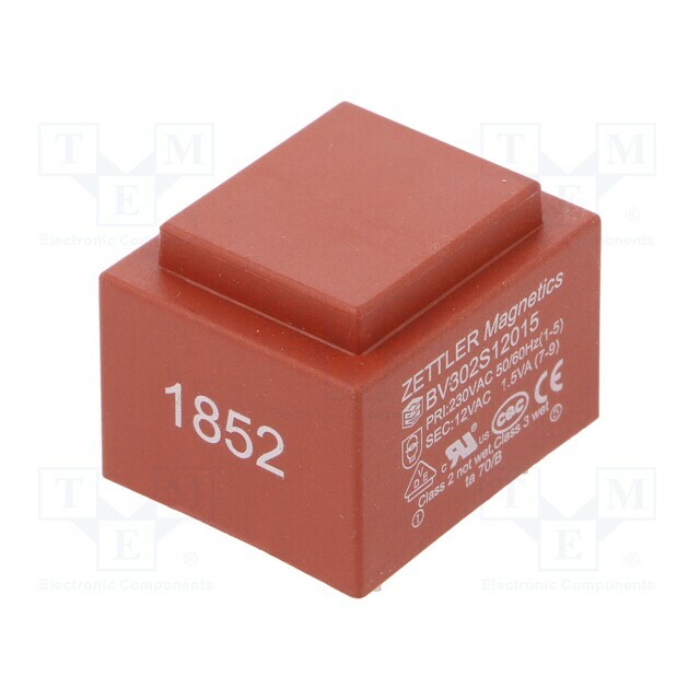 ZETTLER Transformer: encapsulated; 1.5VA; 230VAC