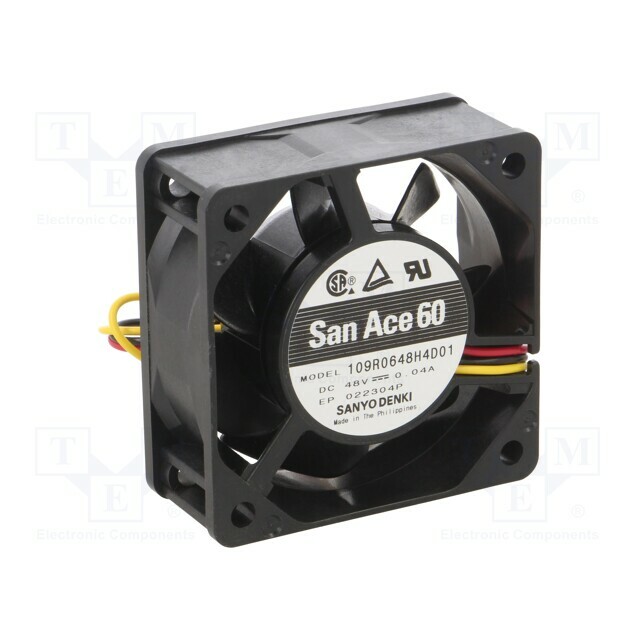 SANYO DENKI Fan: DC; 60x60x25mm; axial