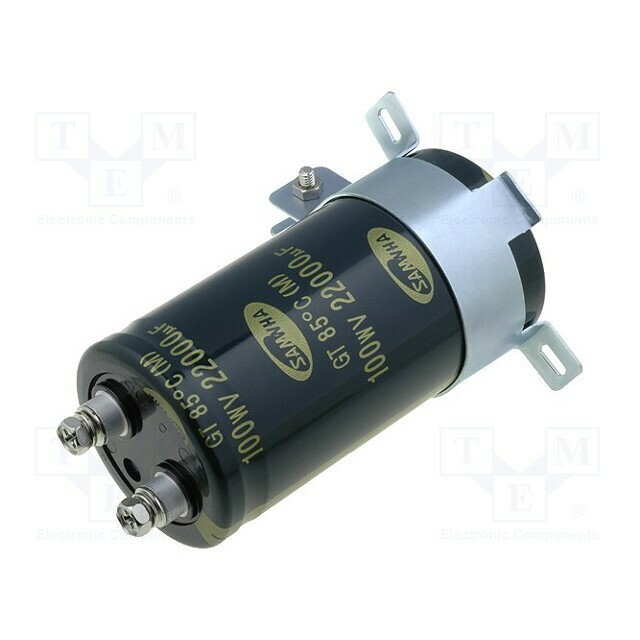 SAMWHA Capacitor: electrolytic; 22000uF; 100VDC; Ø51x100mm
