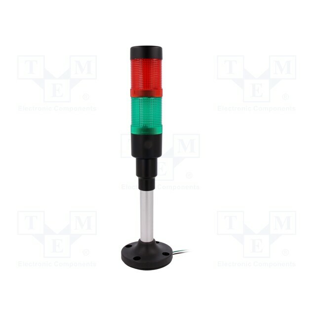 ONPOW Signalling column; red/green; LED; 24VDC