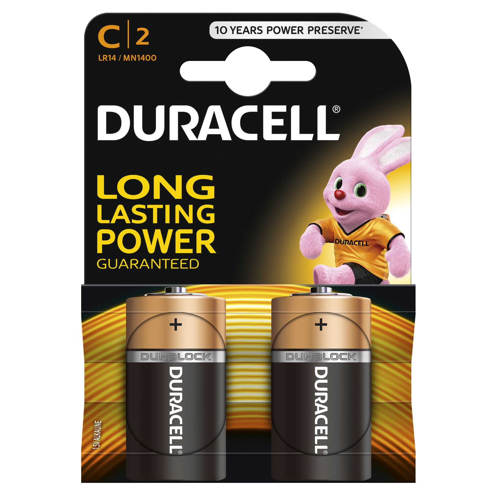 DURACELL Battery: alkaline; C; 1.5V