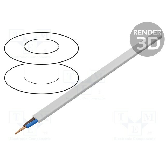 MANEX Wire; H03VVH2-F,OMY; 2x0.75mm2