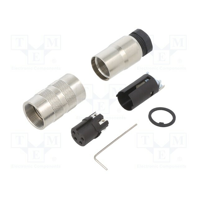 BINDER Connector: M16; plug; female; PIN: